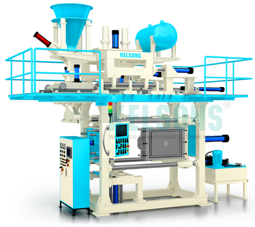 Fully Automatic Cold Box Core Shooter Vertical Parting